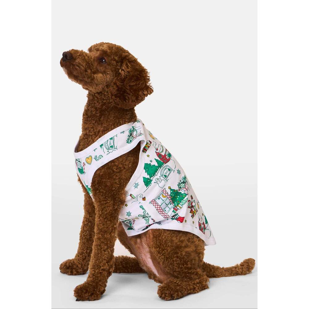 Roller Rabbit Snow Village Dog Pajamas Size XSGREEN / XS